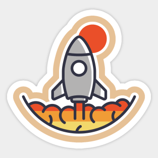 Rocket Sticker